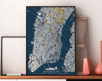 Printable NewYork city prints, City layout of New York, Manhattan Map, newyork canvas, new york map, new york poster, nyc map, new york art