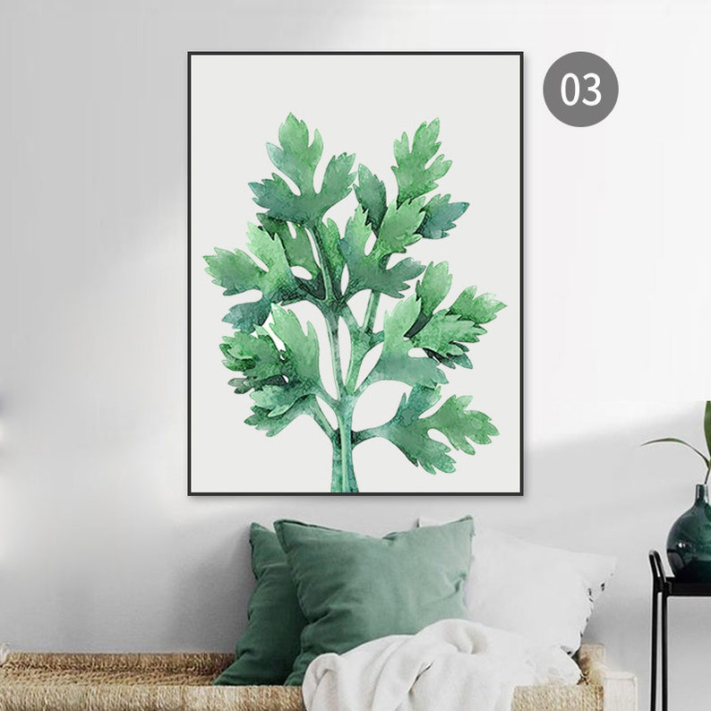 Paint by number kit Agave plant, beautiful plant ,paint by numbers,color by number Modern Minimalist Bedroom Living Room Decoration Canvas image 1