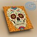 Sugar Skull Paint by Number/ Paint Yourself/ Wall Art/ Halloween Decor ...