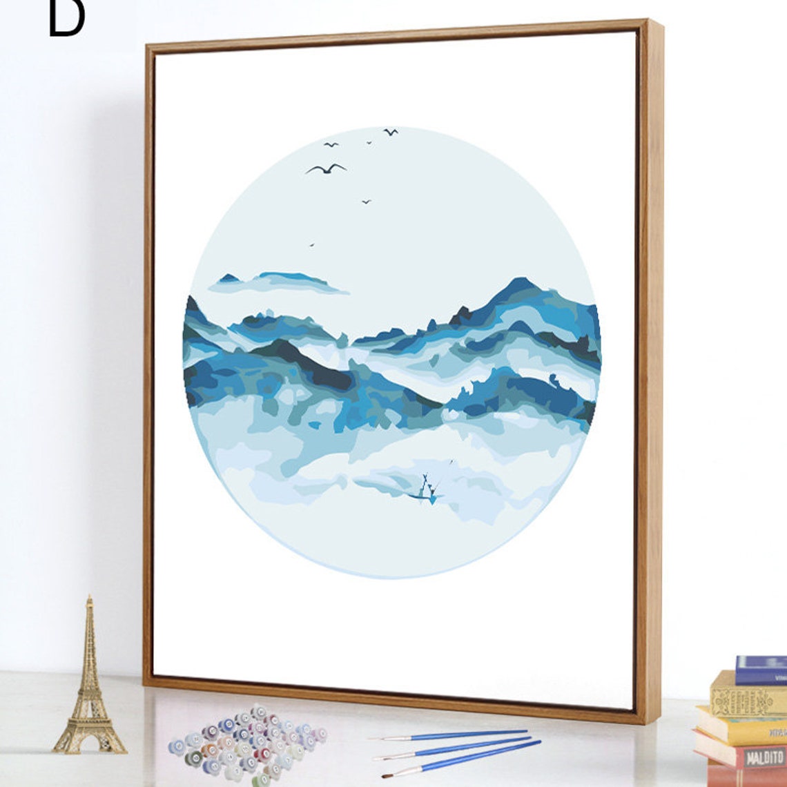 Paint by Number Kit Chinese Art Painting Easy Paint by Etsy