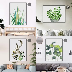 Paint by number kit Agave plant, beautiful plant ,paint by numbers,color by number Modern Minimalist Bedroom Living Room Decoration Canvas image 6