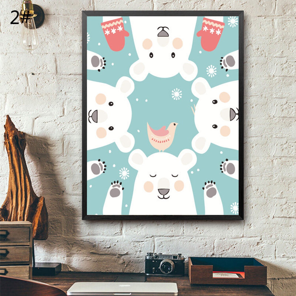 3 Sets of Animal Paint by Number Kit for Kids// Abstract - Etsy