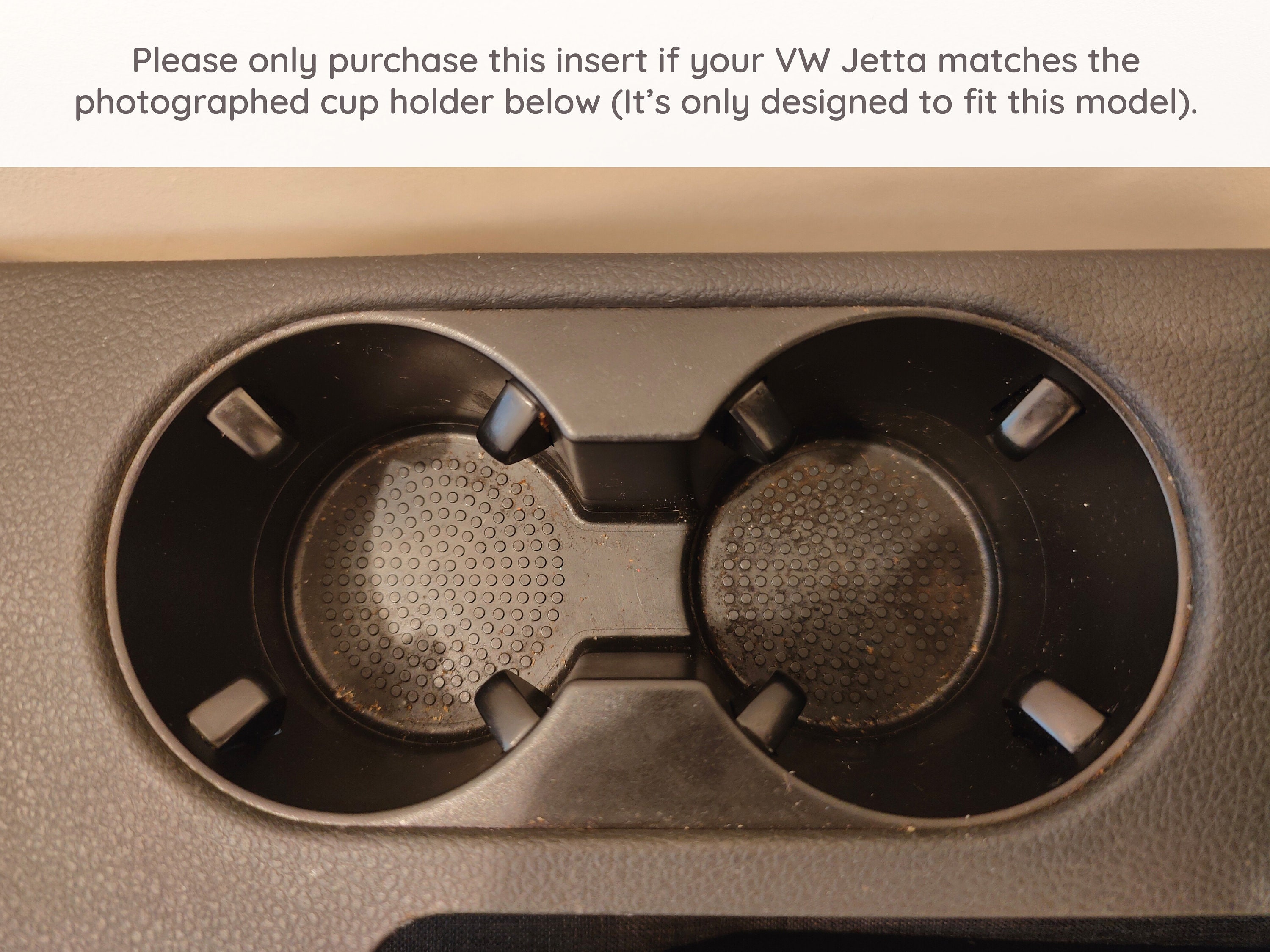 Cup Holder Insert for VW Jetta 2011 2018 MK6 Different Colour
