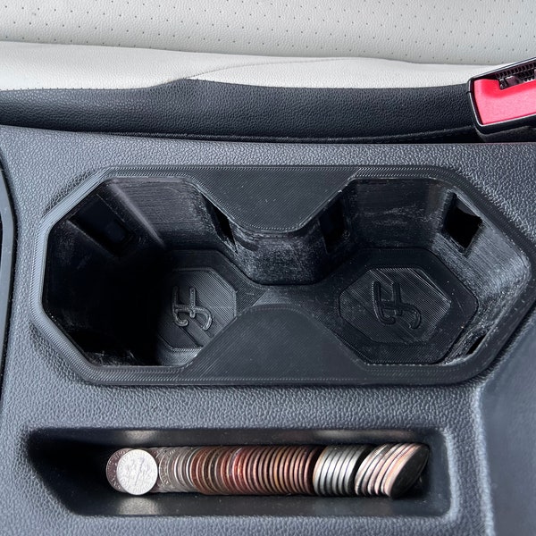 Cup Holder Insert for VW Jetta 2018-Present MK7 - Different Colour Choices