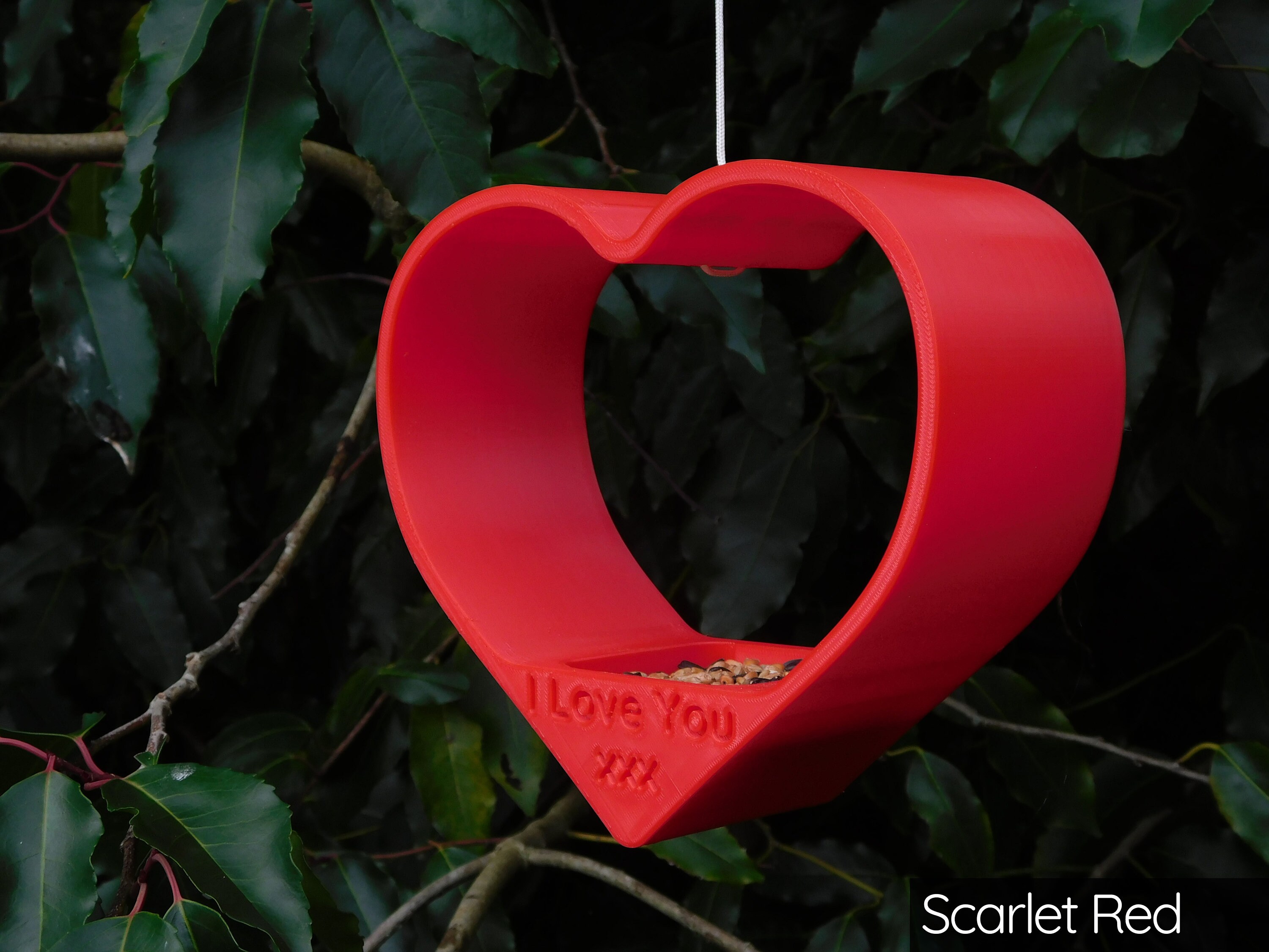 Heart Bird Feeder Personalisable Etsy UK