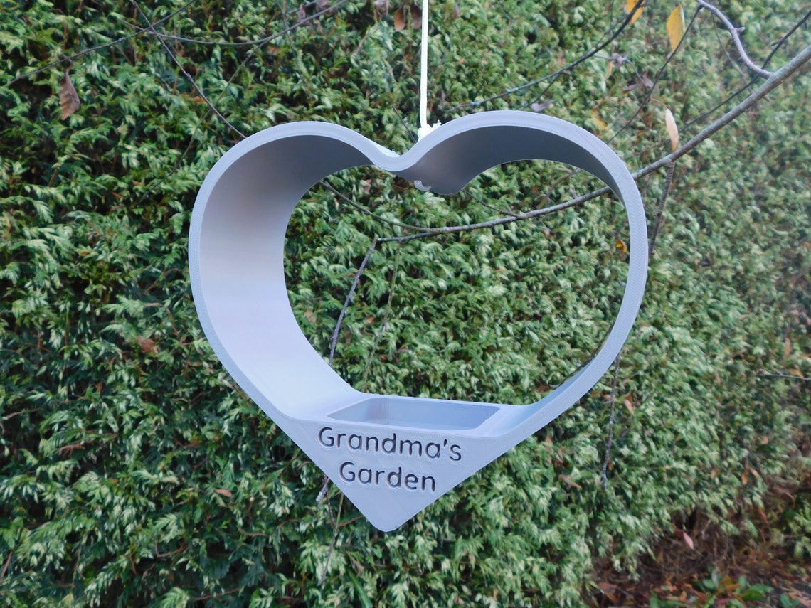 Heart Bird Feeder Etsy