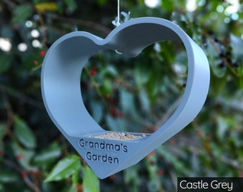 Heart Bird Feeder - Personalisable