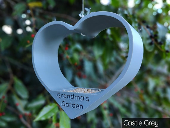 Heart Bird Feeder - Personalisable