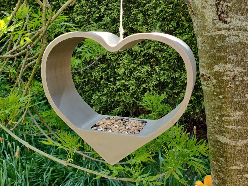 Heart Bird Feeder Etsy UK