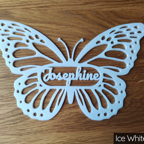 Butterfly Personalised Name Decoration - Large