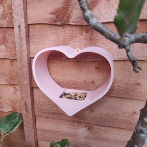 Wall Mounted Heart Bird Feeder - Personalisable