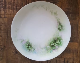 Vintage Thomas Sevres Bavaris Plate - Green Clover Pattern