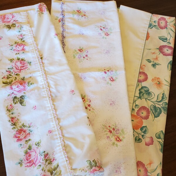 Vintage Pillowcases Etsy