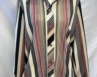 Vintage Striped blouse - M/L
