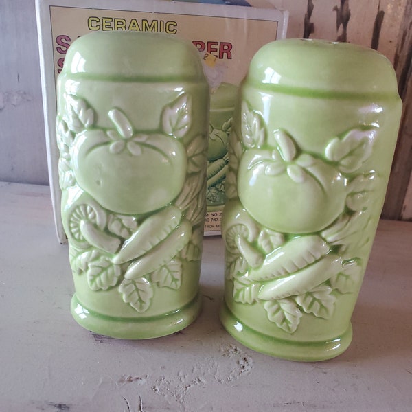 Vegetable Salt and Pepper Shakers Etsy