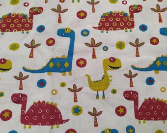 Tissu enfants - Les dinosaures ...Tissu en grande largeur 160cm