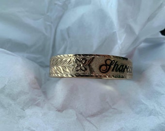 Customizable, 14K 15mm Hawaiian Bracelet