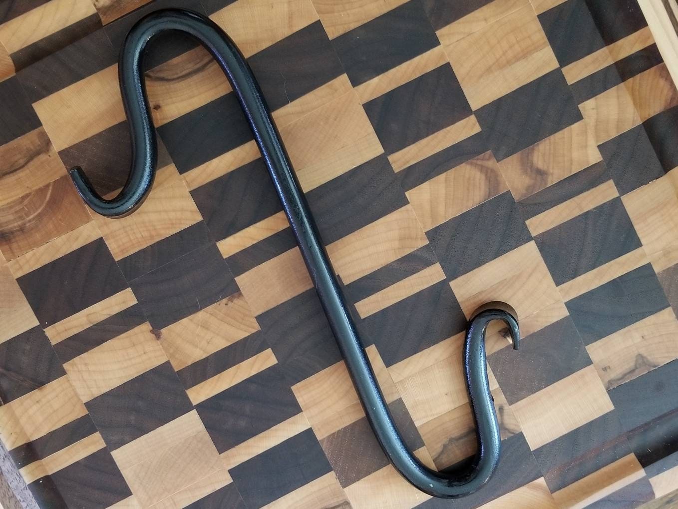 Hand Blacksmith Made Large Shook Hanger Etsy