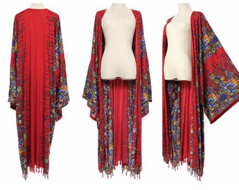 plus size dress with duster jacket