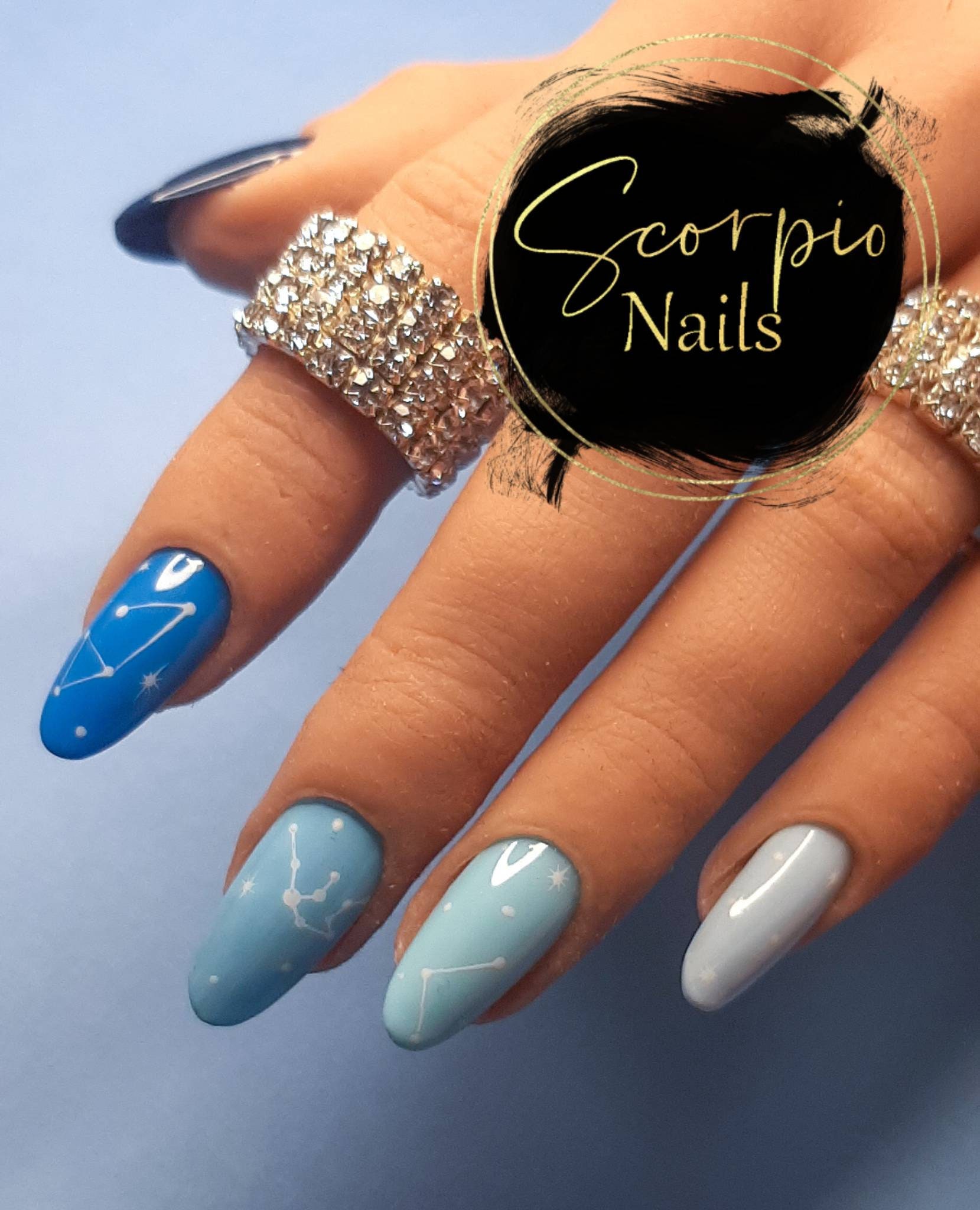 Acrylic Nails Navy Blue - Etsy Canada Acrylic Nails Navy Blue - Etsy Canada