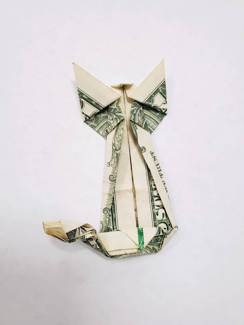 Cat Money Origami / Origami Money Cat v2 (Jo Nakashima) YouTube