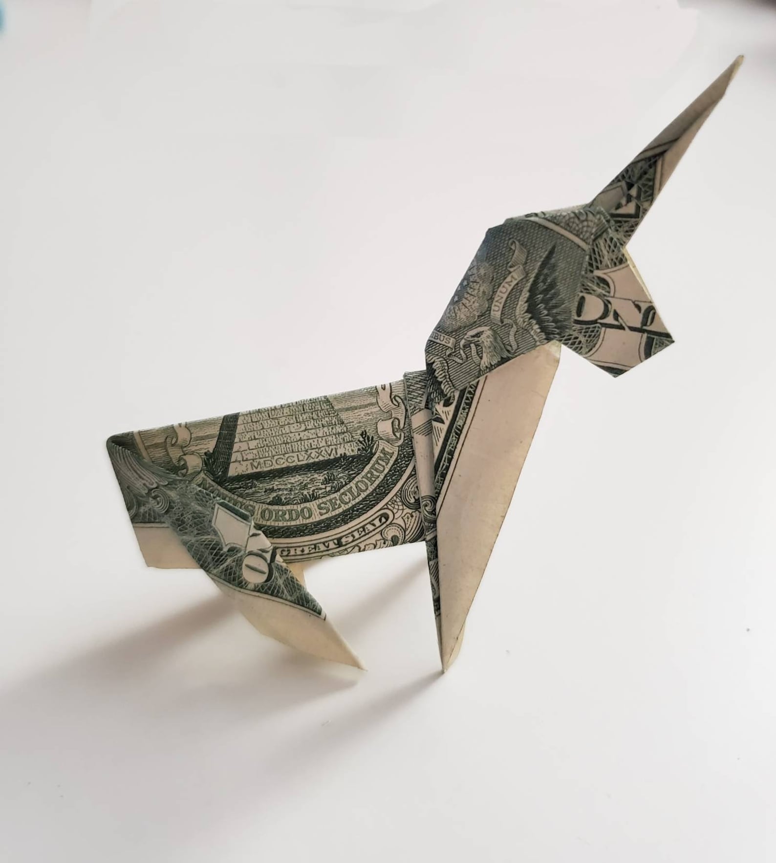 Unicorn Money Origami for gifting crafting birthday party Etsy