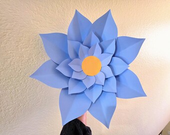 Easy Paper Flower Cut Out for Classroom, Art Class, Art Party ect