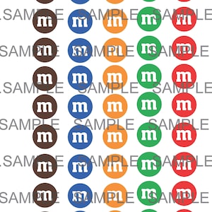 Download File Only: m&m Round Cut Out design