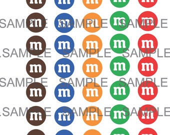 Download File Only: m&m Round Cut Out design