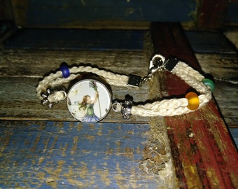 Fairy Bracelet, Crocheted Bracelet, Fairy Charm Bracelet, Any Occasion Gifts