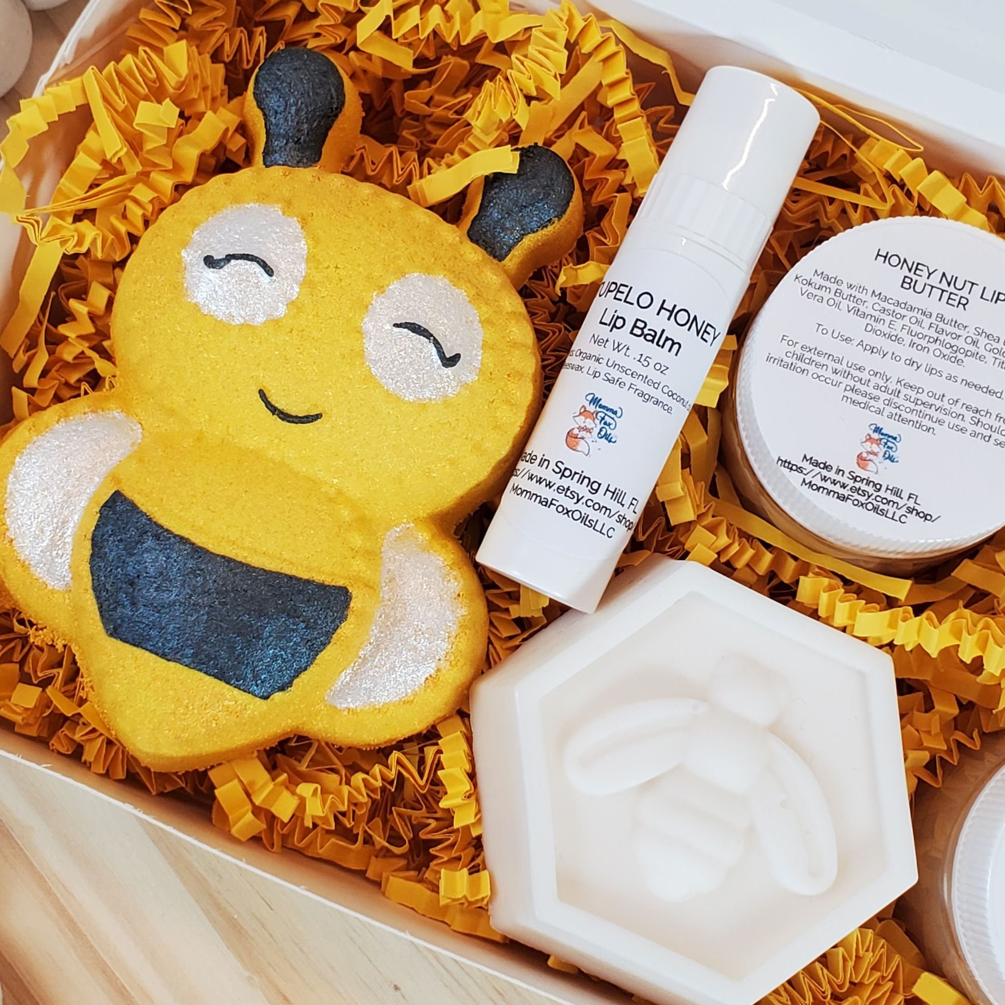 Bumblebee Themed Self Care Gift Set Bumblebee Gift Set Self Etsy