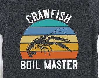 Crawfish Boil Master Shirt for Men, Cajun Cook Out Gift, New Orleans, LA, Crayfish Gift