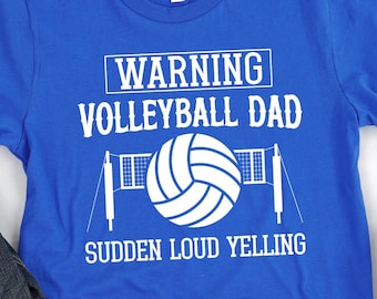 Volleyball Dad Shirt, Funny Volleyball Dad Gift, Volleyball Player Dad Tee, Game Day Shirt, Christmas Gift for Volleyball Dad