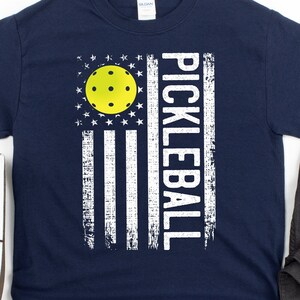 Pickleball American Flag Shirt, Paddle Sport Gift, Pickleball team shirt, Racquetball Shirt, Pickleball Player Gift
