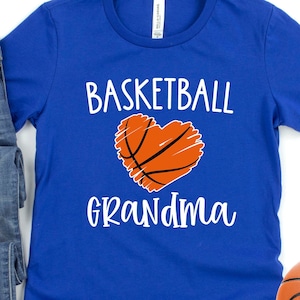 Basketball Grandma Shirt, Cute Grandma Basketball Gift, Basketball Grandma, Grandma Basketball Game Day Shirt