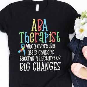 ABA Therapist / Shirt / BCBA Gift / ABA Therapy / Applied Behavior Gift / Short-Sleeve Unisex T-Shirt