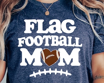 Flagga fotboll mamma t-shirt/Flagga fotboll mamma/Fotbollsmatch dag t-shirt present/Flagga fotboll mamma liv t-shirt