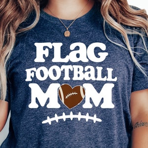 Flag Football Mama Tee/ Flag Football Mom/ Football Game Day Shirt Gift/ Flag Football Mom Life Shirt