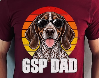 German Shorthaired Pointer Dad Shirt, Dog Dad Gift, German Shorthaired Pointer Owner T-Shirt, Father's Day Gift