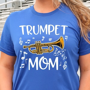 Trumpet Mom Shirt, Marching Band, Band Mom Gift, Trumpet Player Mom, Marching Band, Halftime Show Gift