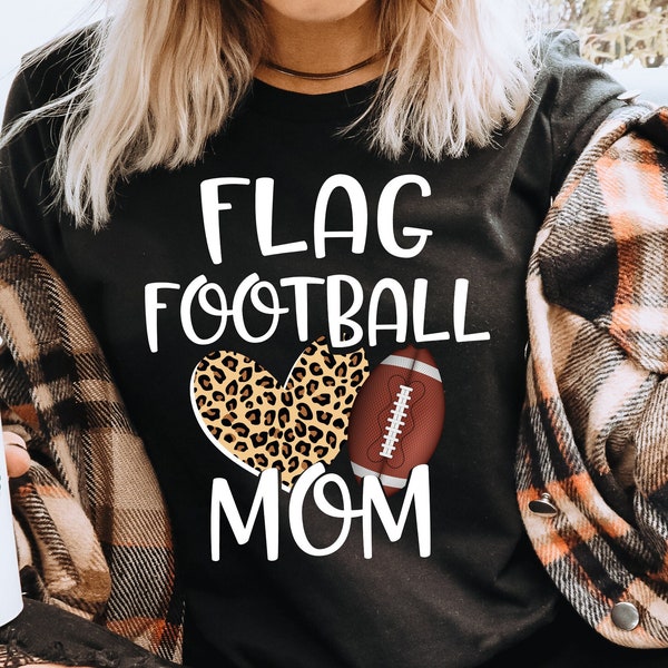 Fall Football Mom Shirt/ Flag Football Mom/ Football Game Day Shirt Gift/ Flag Football Mama Tee