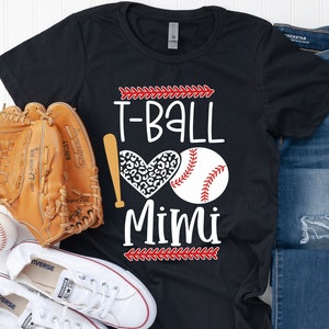 T-Ball Gift for Mimi - Baseball Mimi - T-Ball Game Day Shirt - Baseball Gift - Tee Ball Season Unisex Shirt for Grandma