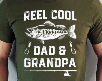 Reel Cooler Papa und Opa, Angeln Shirt für Männer, Vatertag, Angeln Geschenk für Papa und Opa, Unisex T-Shirt