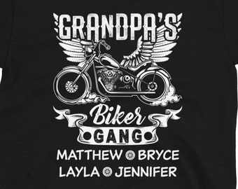 grandpa biker gang t shirt