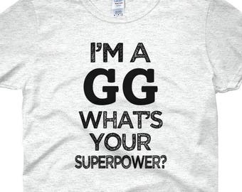 I'm a GG what's your superpower? Women's short sleeve t-shirt