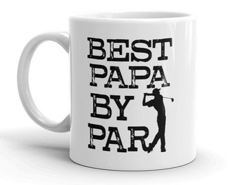 Golf Papa Becher, bester Papa von Par Becher, lustiger Papa Golf Vatertag