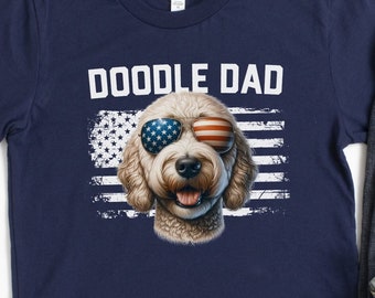 Goldendoodle Dad Gift, Doodle Dad Shirt, Dog Dad, Golden Doodle Gift, Funny Doodle Dog Lover, Father's Day, Personalized