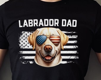 Camisa de papá de laboratorio, labrador divertido, regalo de papá perro, día del padre de Labrador Retriever, mejor camiseta de papá de laboratorio, personalizada, sudadera con capucha