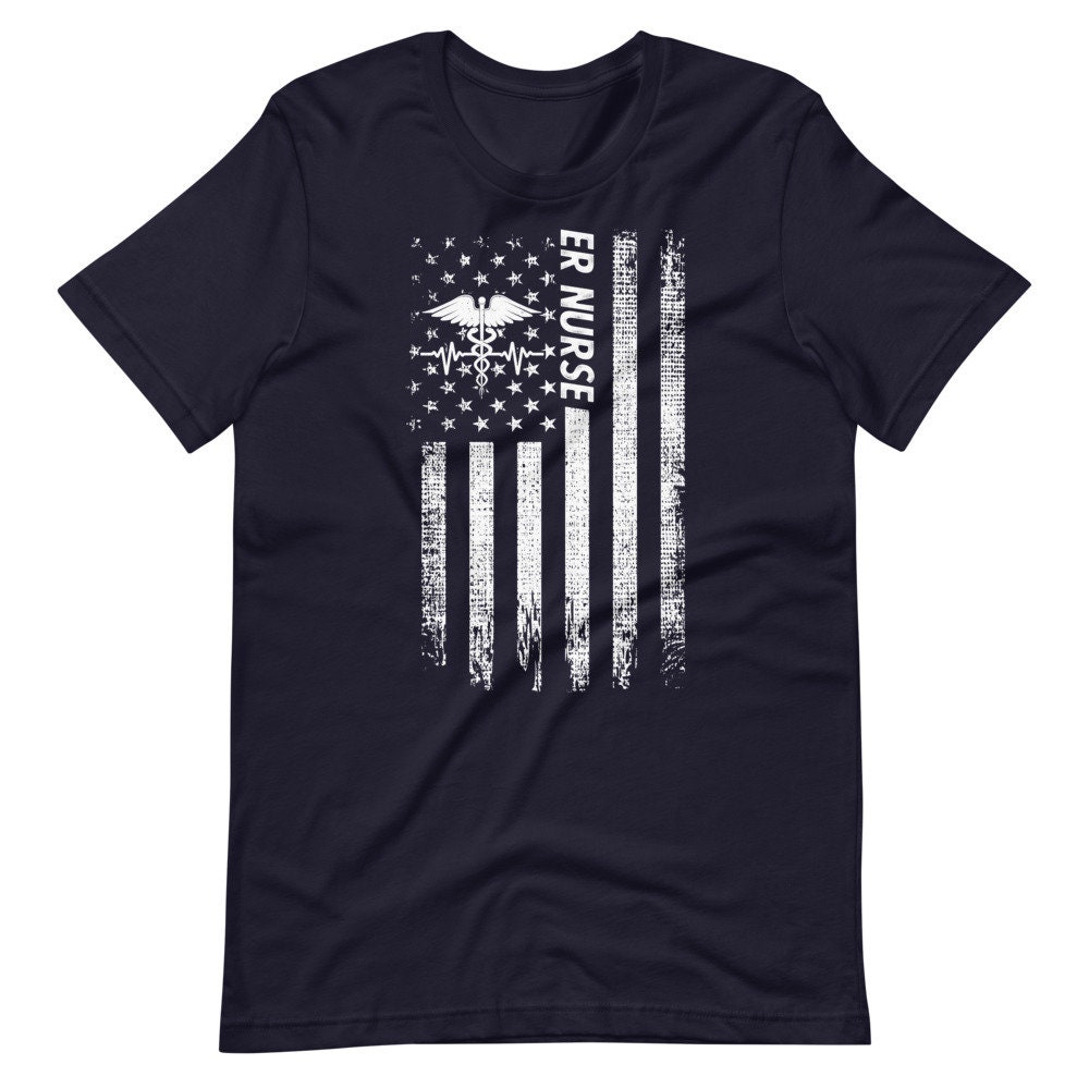 Emergency Room Nurse Shirt Nurse American Flag Gift Nurse | Etsy