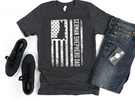 German Shepherd Shirt / German Shepherd Dad / Hoodie  / K-9 / Dog Dad Short-Sleeve Unisex T-Shirt